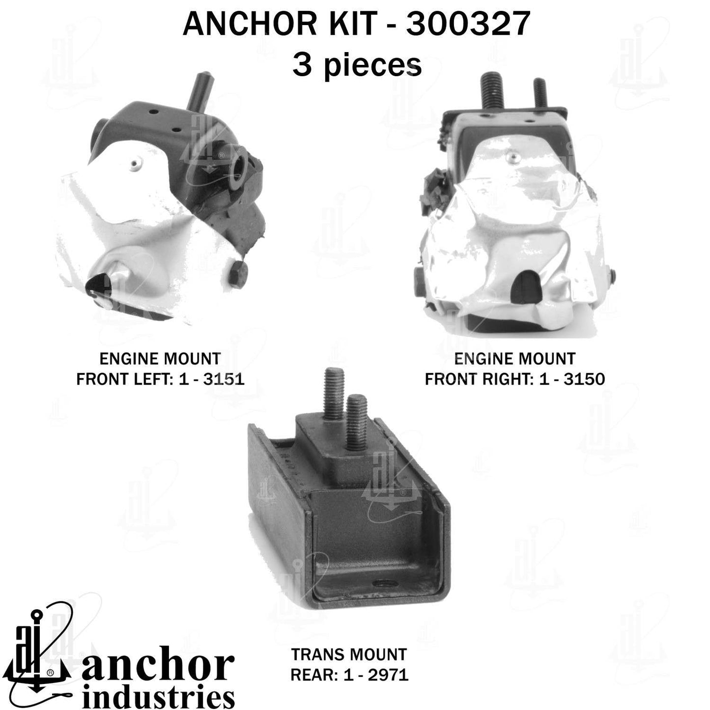 Anchor Engine Mount Kit 300327