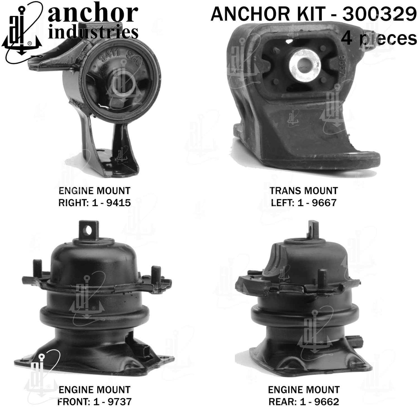 Anchor Engine Mount Kit 300329