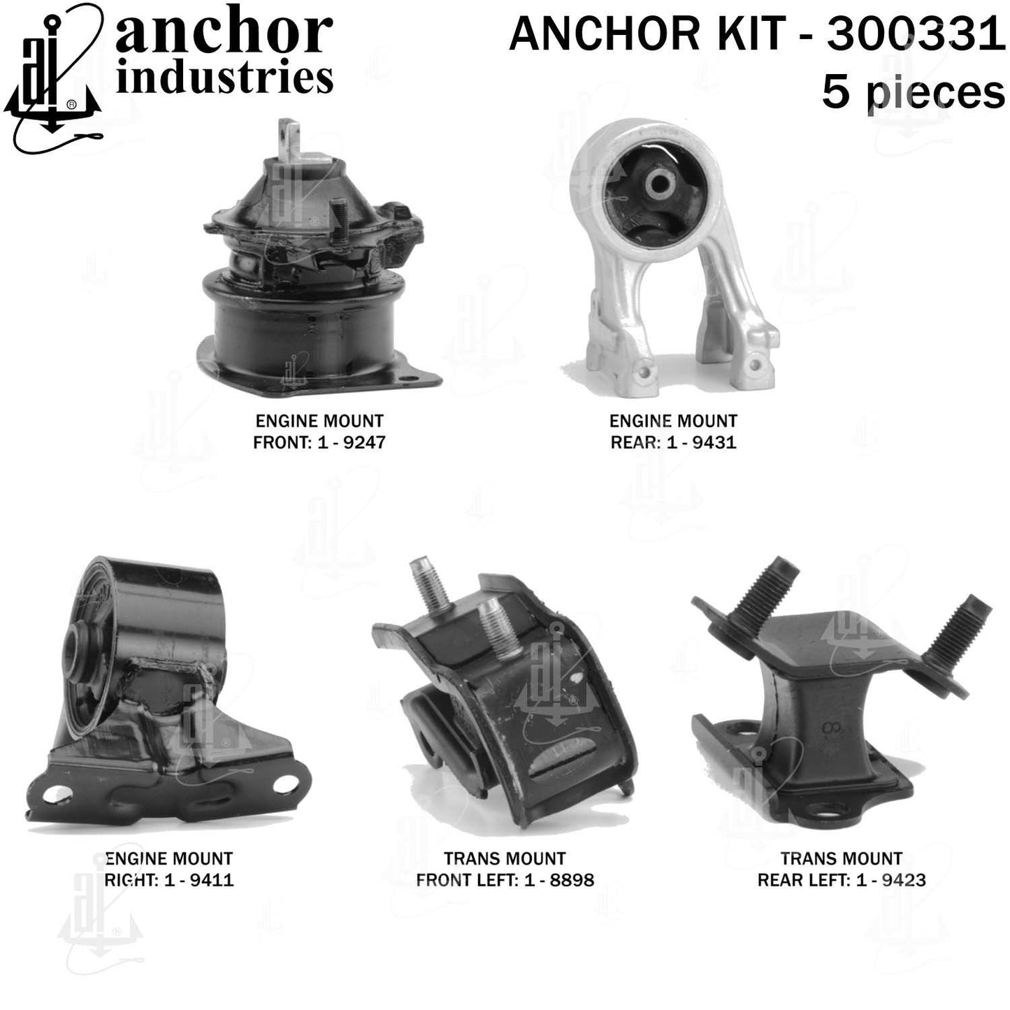 Anchor Engine Mount Kit 300331