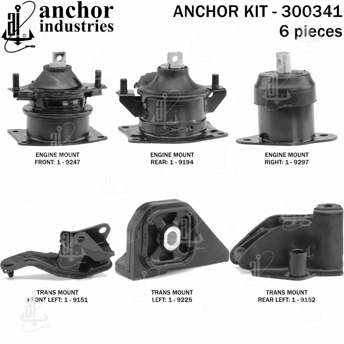 Anchor Engine Mount Kit 300341