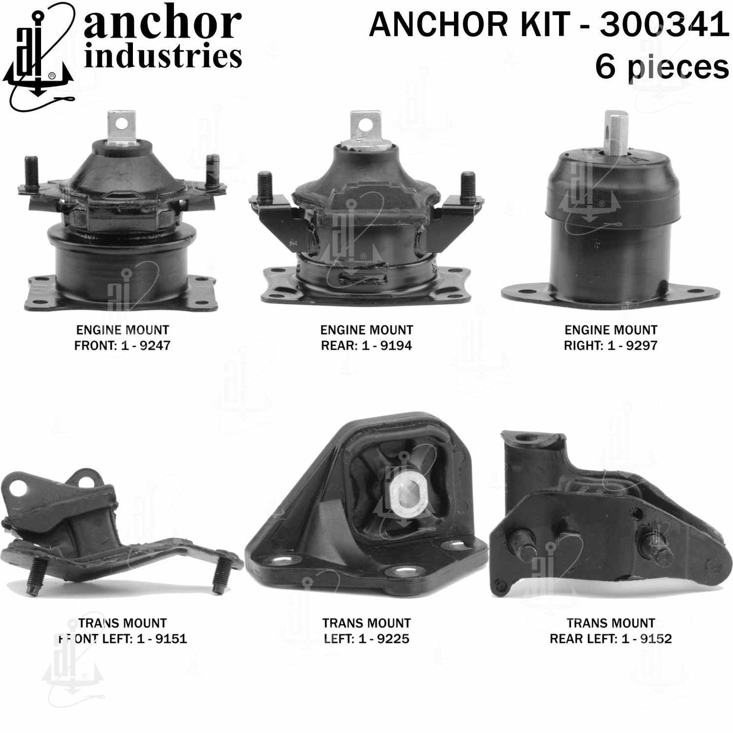 Anchor Engine Mount Kit 300341