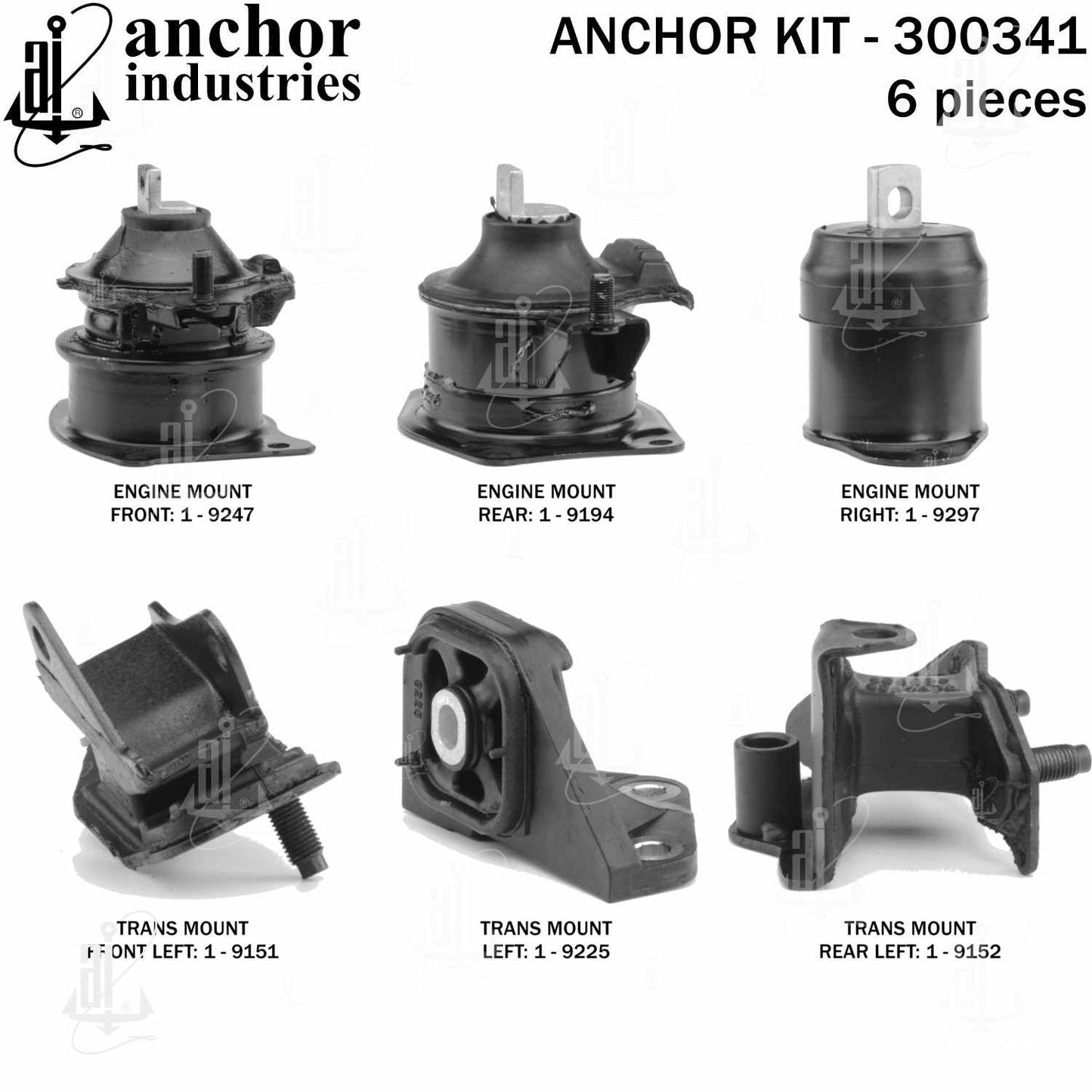 Anchor Engine Mount Kit 300341
