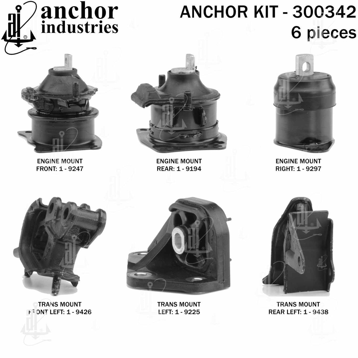 Anchor Engine Mount Kit 300342