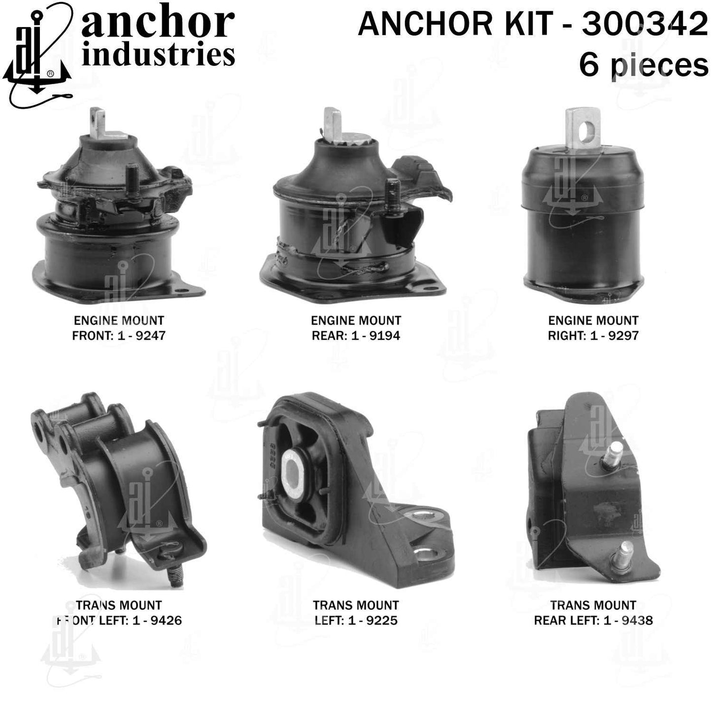 Anchor Engine Mount Kit 300342