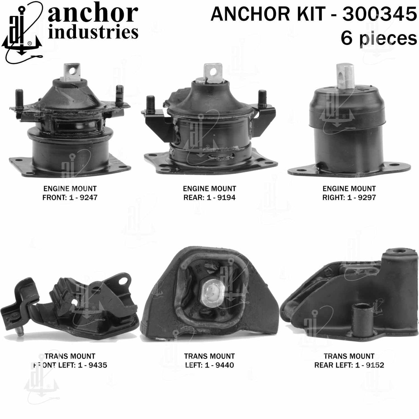 Anchor Engine Mount Kit 300345