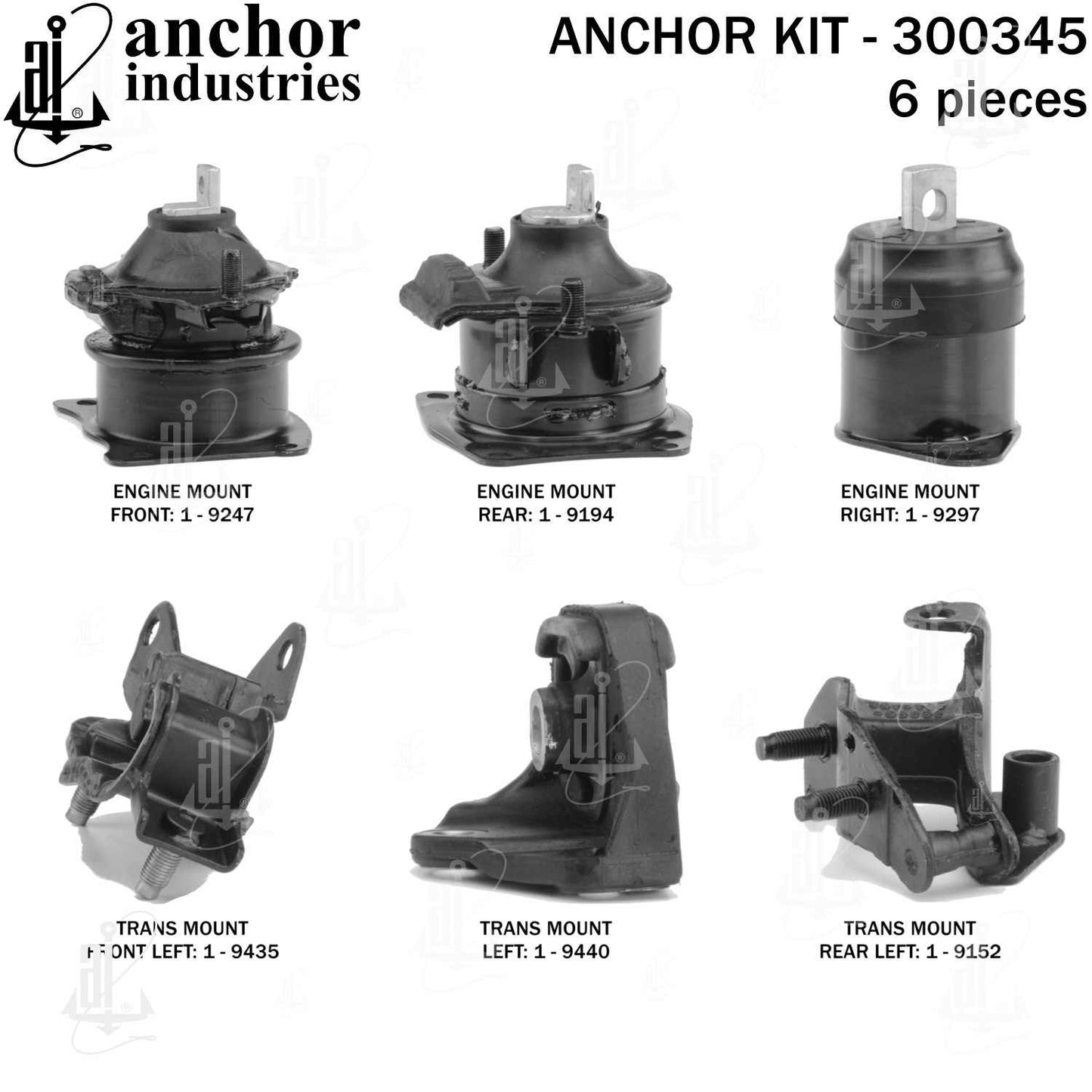 Anchor Engine Mount Kit 300345