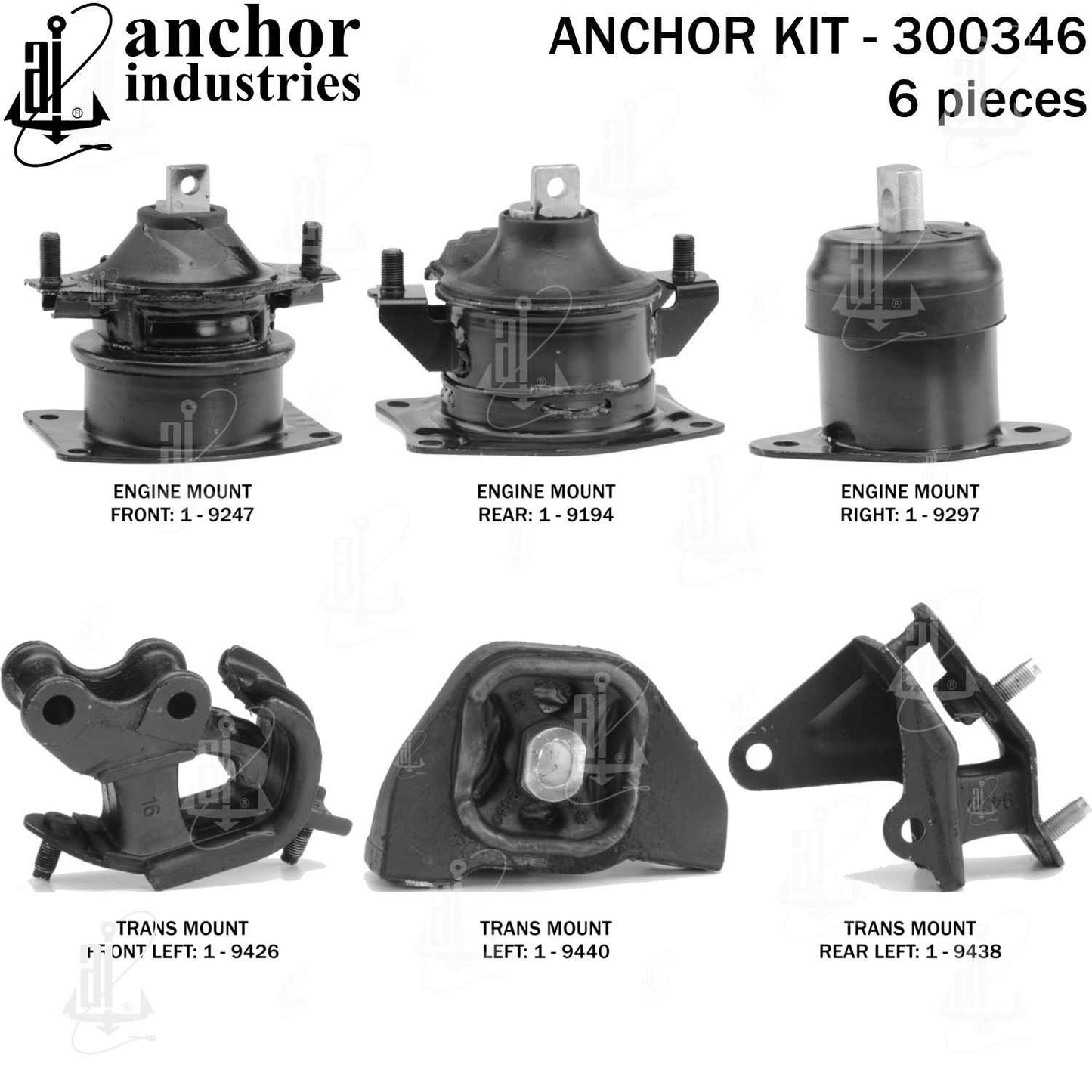 Anchor Engine Mount Kit 300346