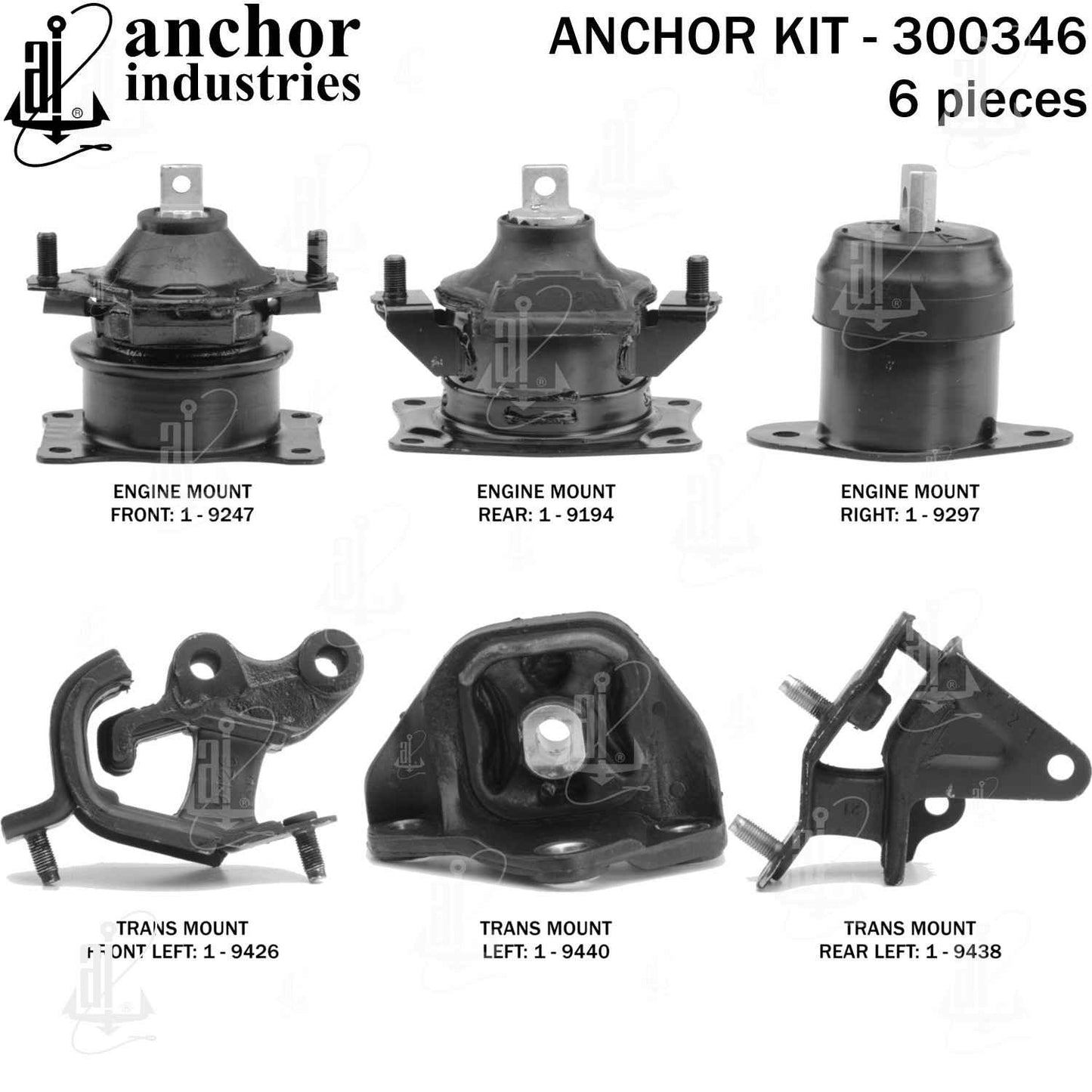 Anchor Engine Mount Kit 300346