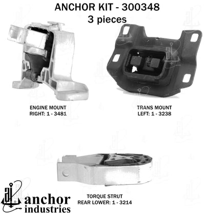 Anchor Engine Mount Kit 300348