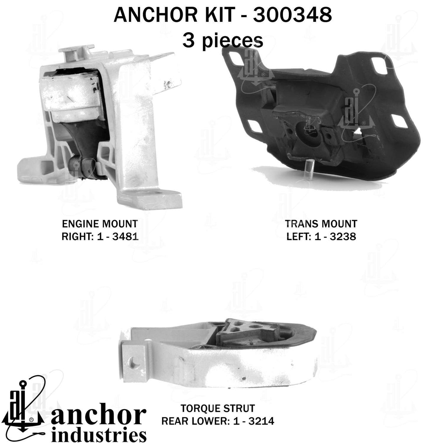 Anchor Engine Mount Kit 300348