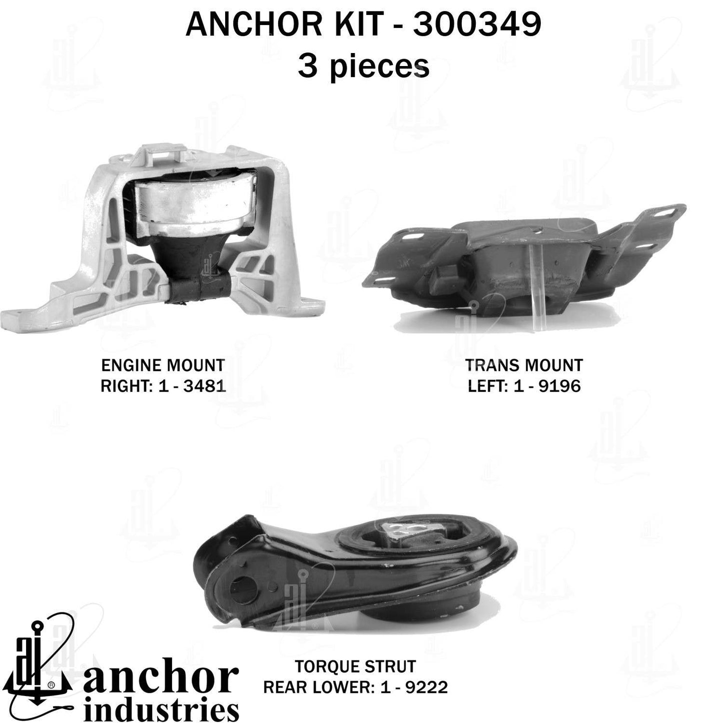 Anchor Engine Mount Kit 300349