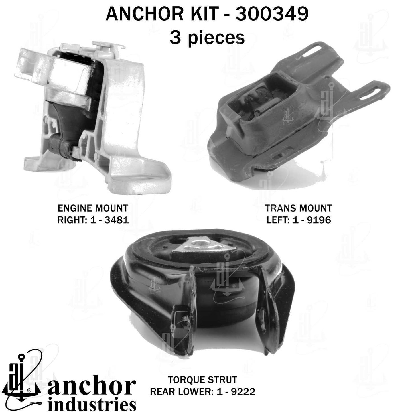 Anchor Engine Mount Kit 300349