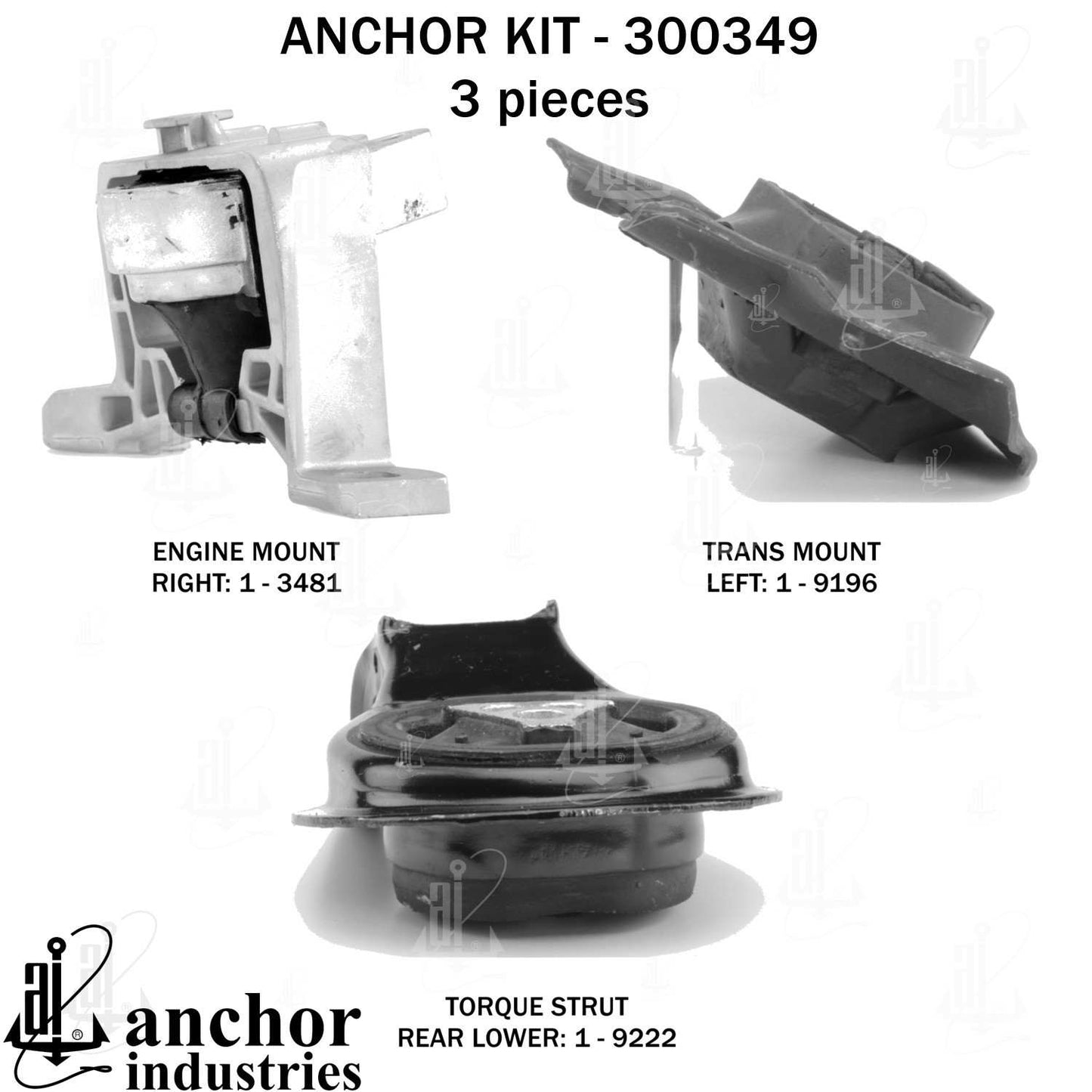 Anchor Engine Mount Kit 300349