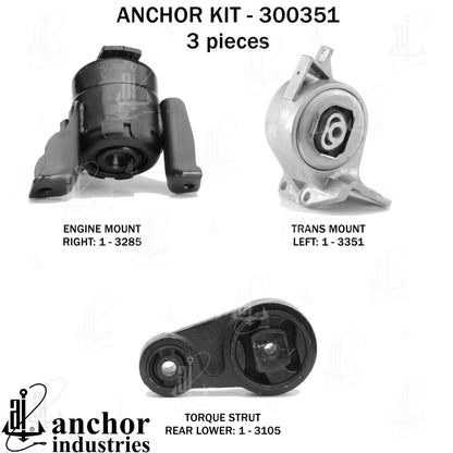 Anchor Engine Mount Kit 300351