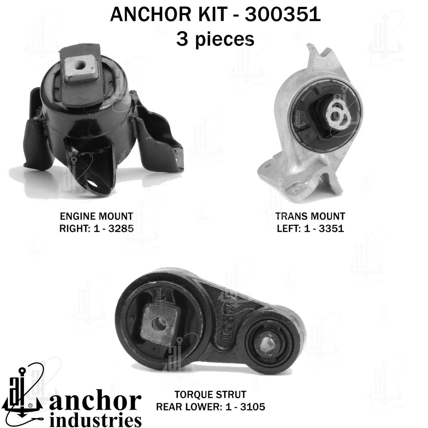 Anchor Engine Mount Kit 300351