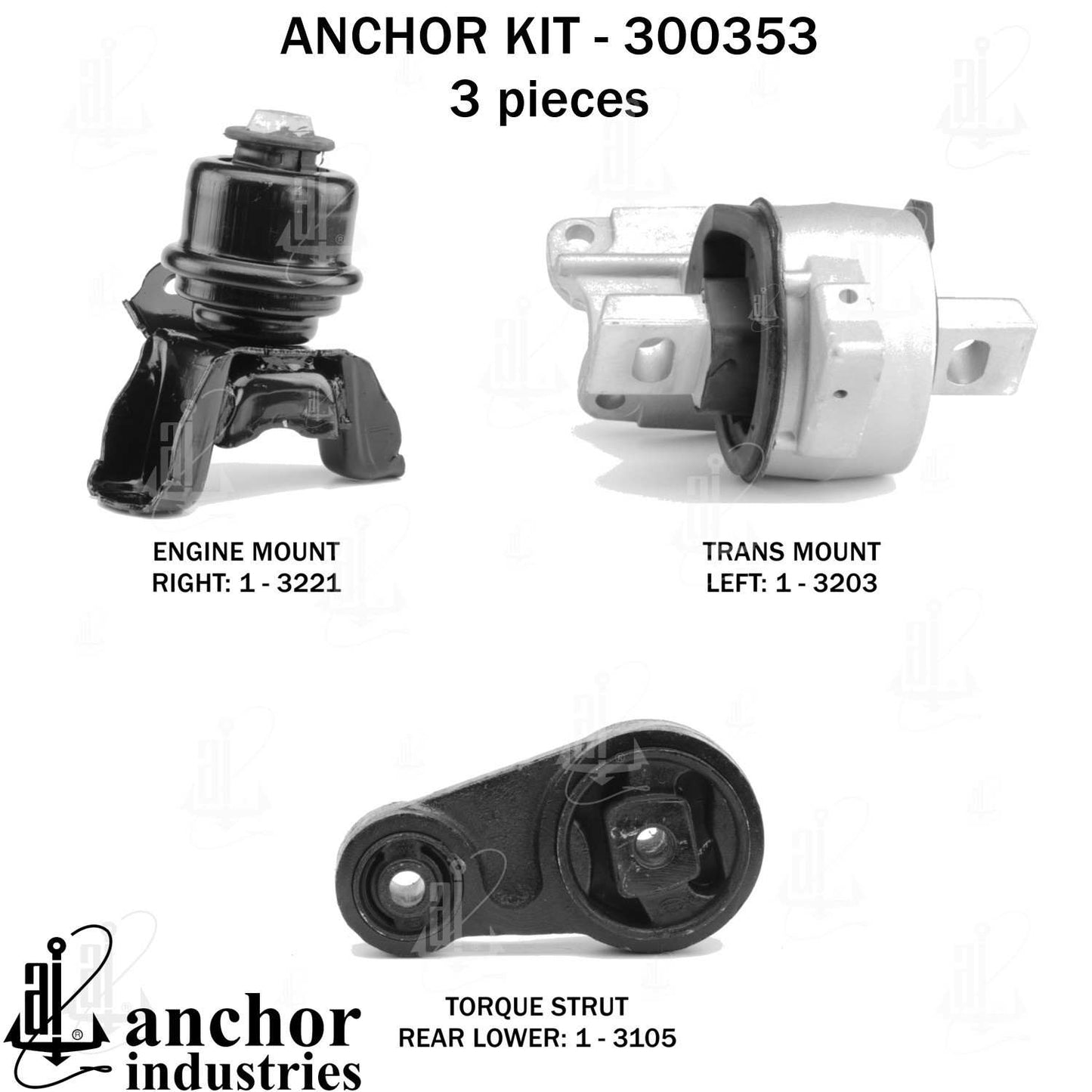 Anchor Engine Mount Kit 300353
