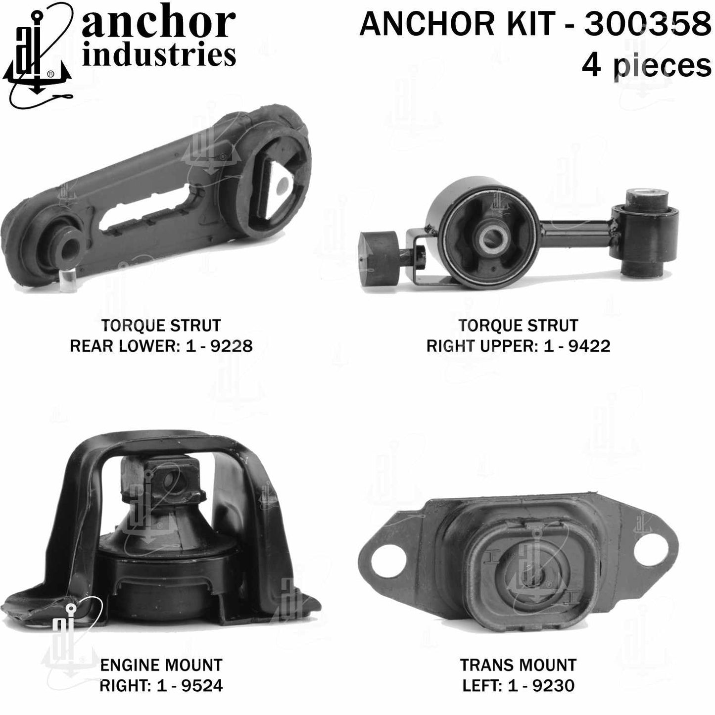 Anchor Engine Mount Kit 300358