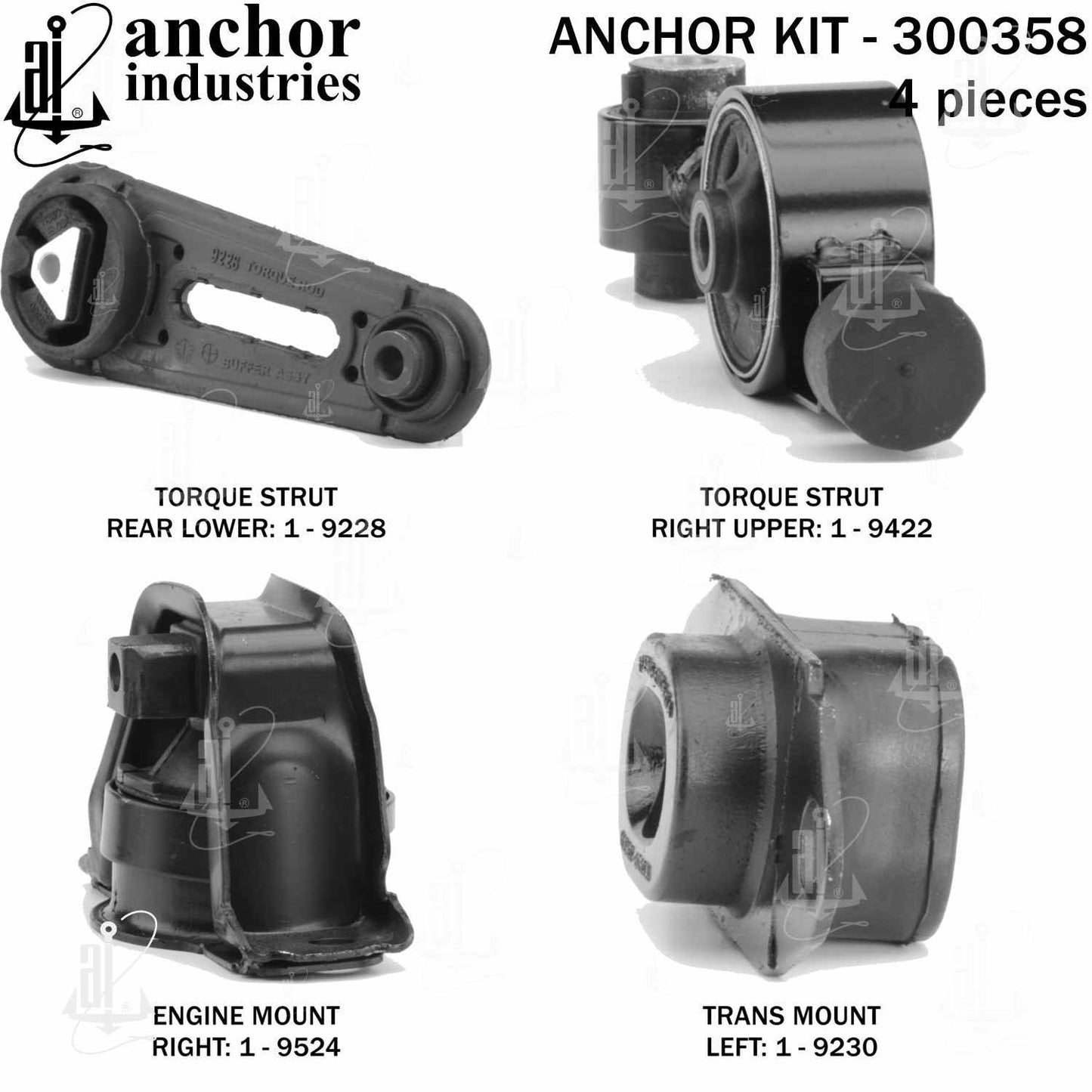 Anchor Engine Mount Kit 300358