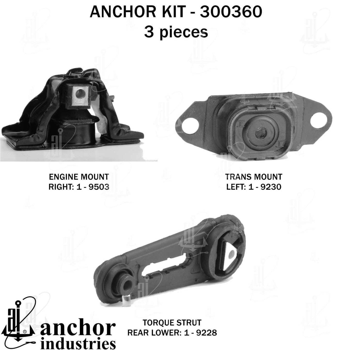 Anchor Engine Mount Kit 300360