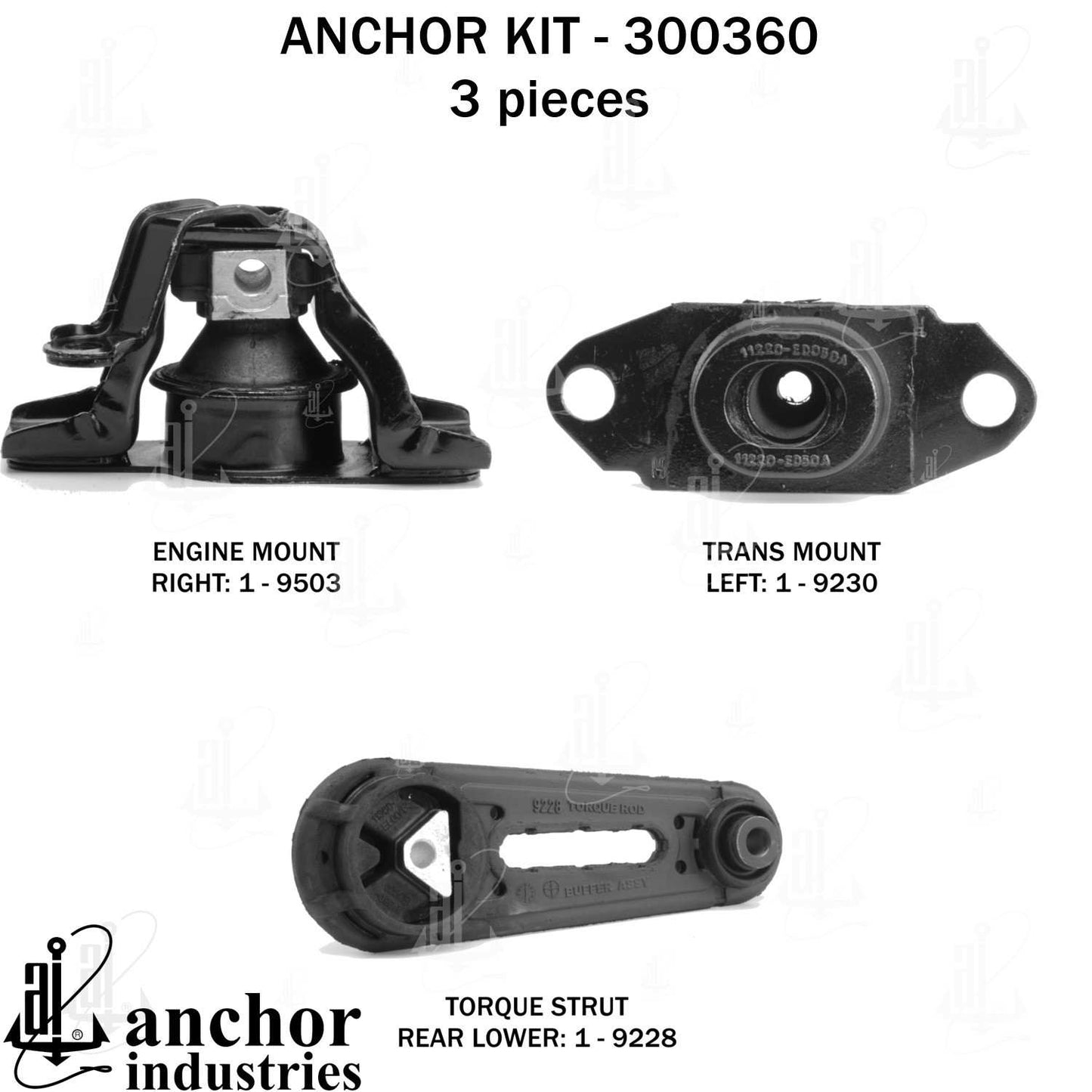 Anchor Engine Mount Kit 300360