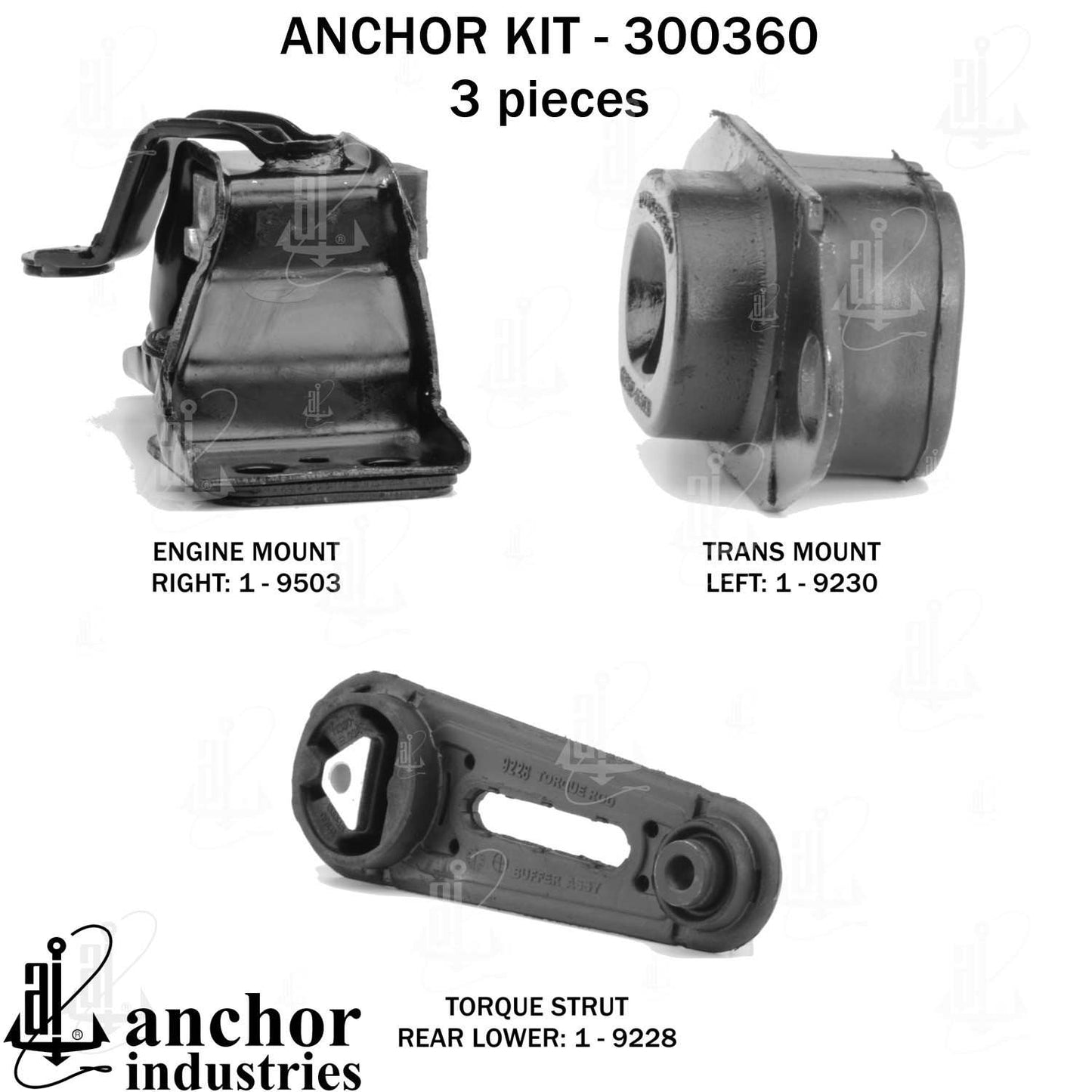 Anchor Engine Mount Kit 300360