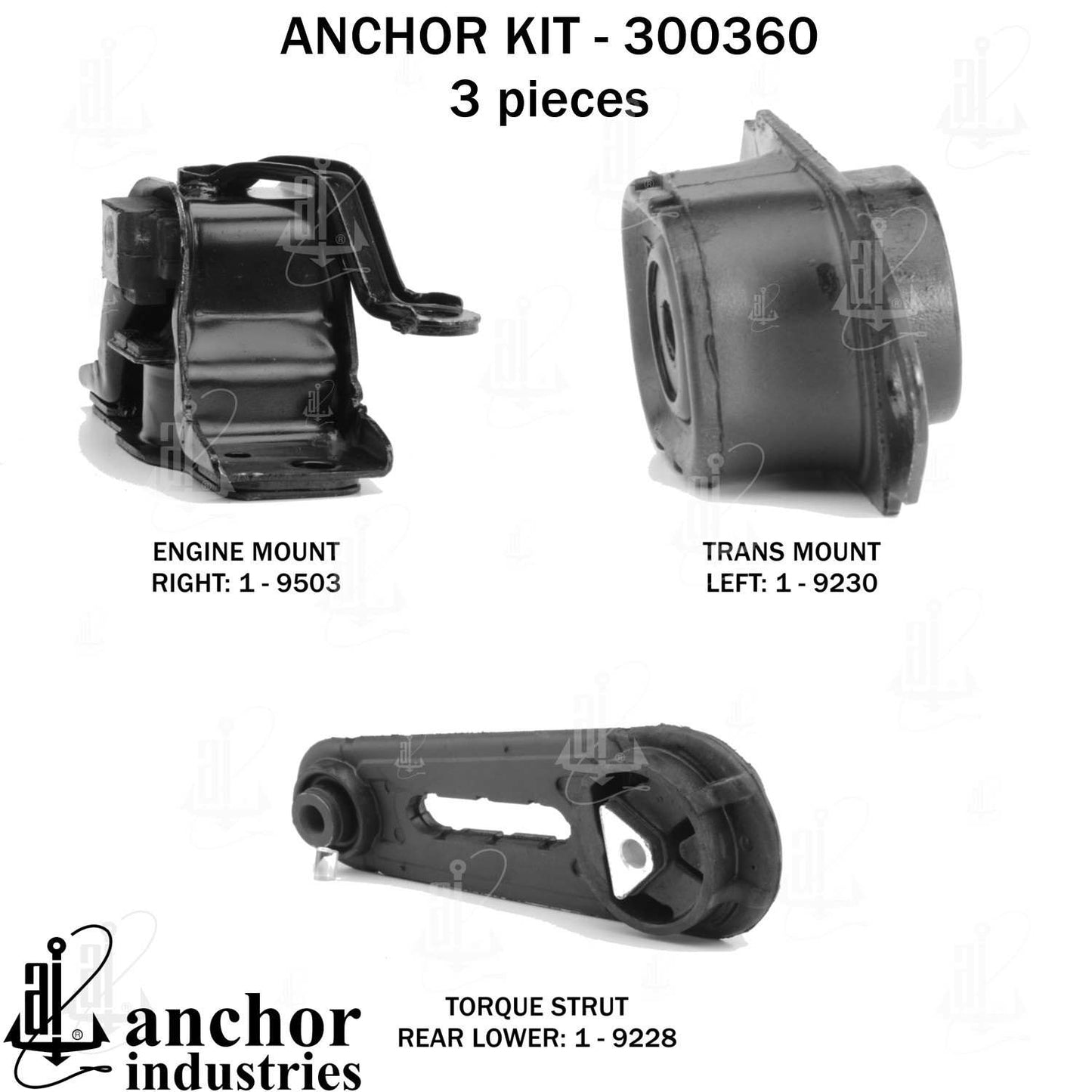Anchor Engine Mount Kit 300360