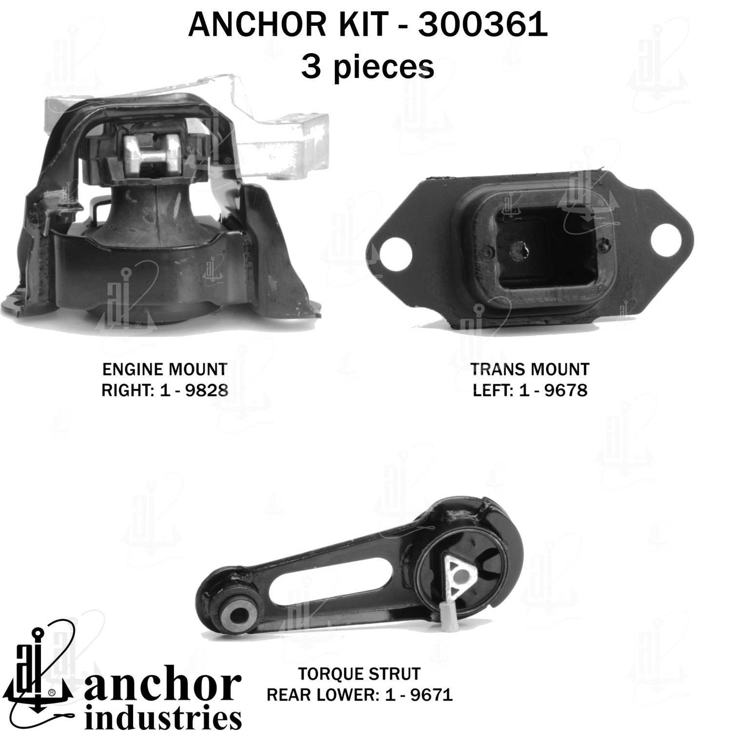 Anchor Engine Mount Kit 300361