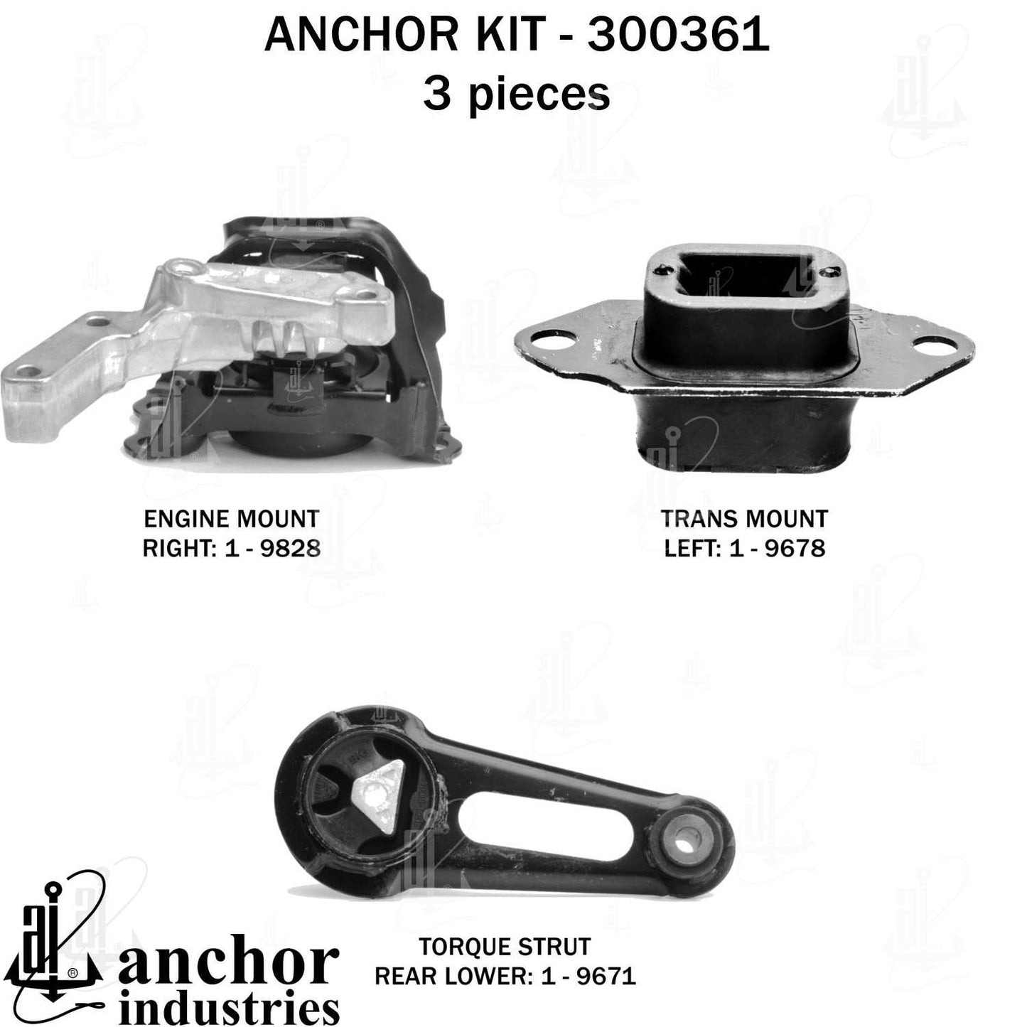 Anchor Engine Mount Kit 300361