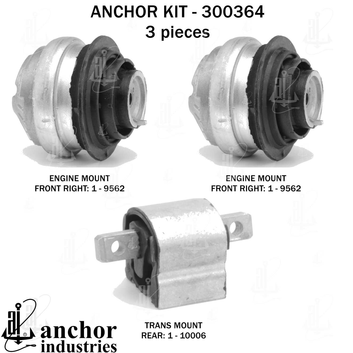 Anchor Engine Mount Kit 300364