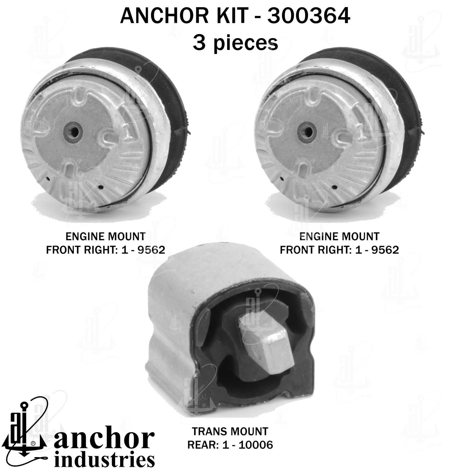 Anchor Engine Mount Kit 300364
