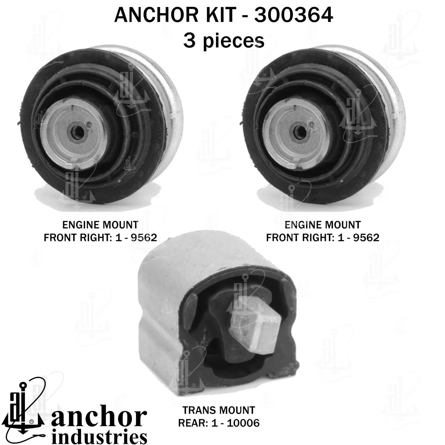 Anchor Engine Mount Kit 300364