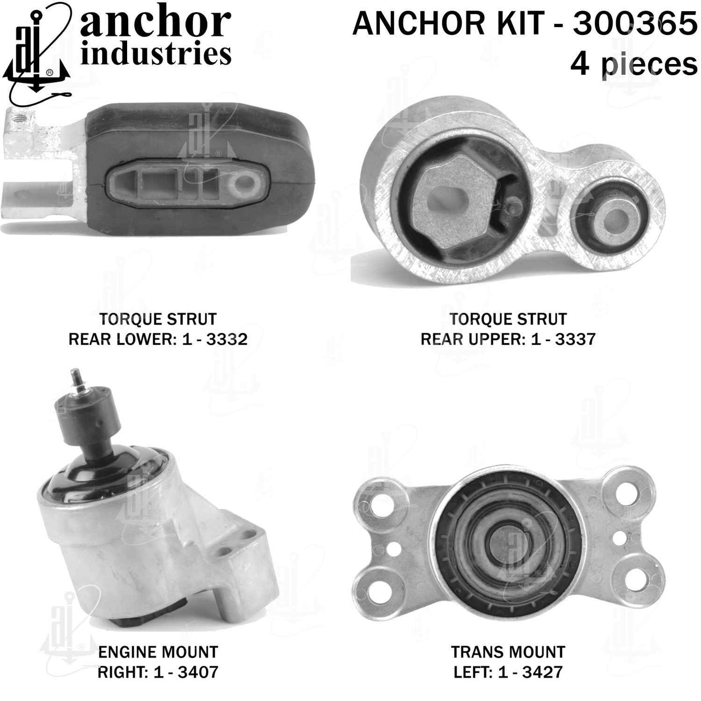 Anchor Engine Mount Kit 300365