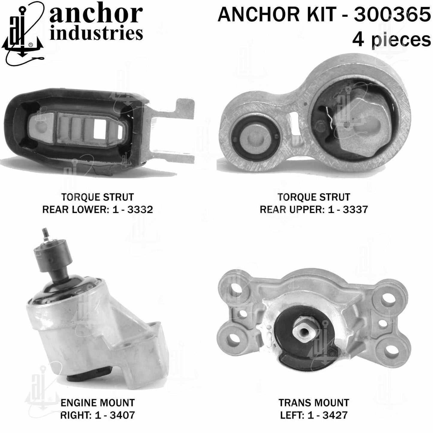 Anchor Engine Mount Kit 300365