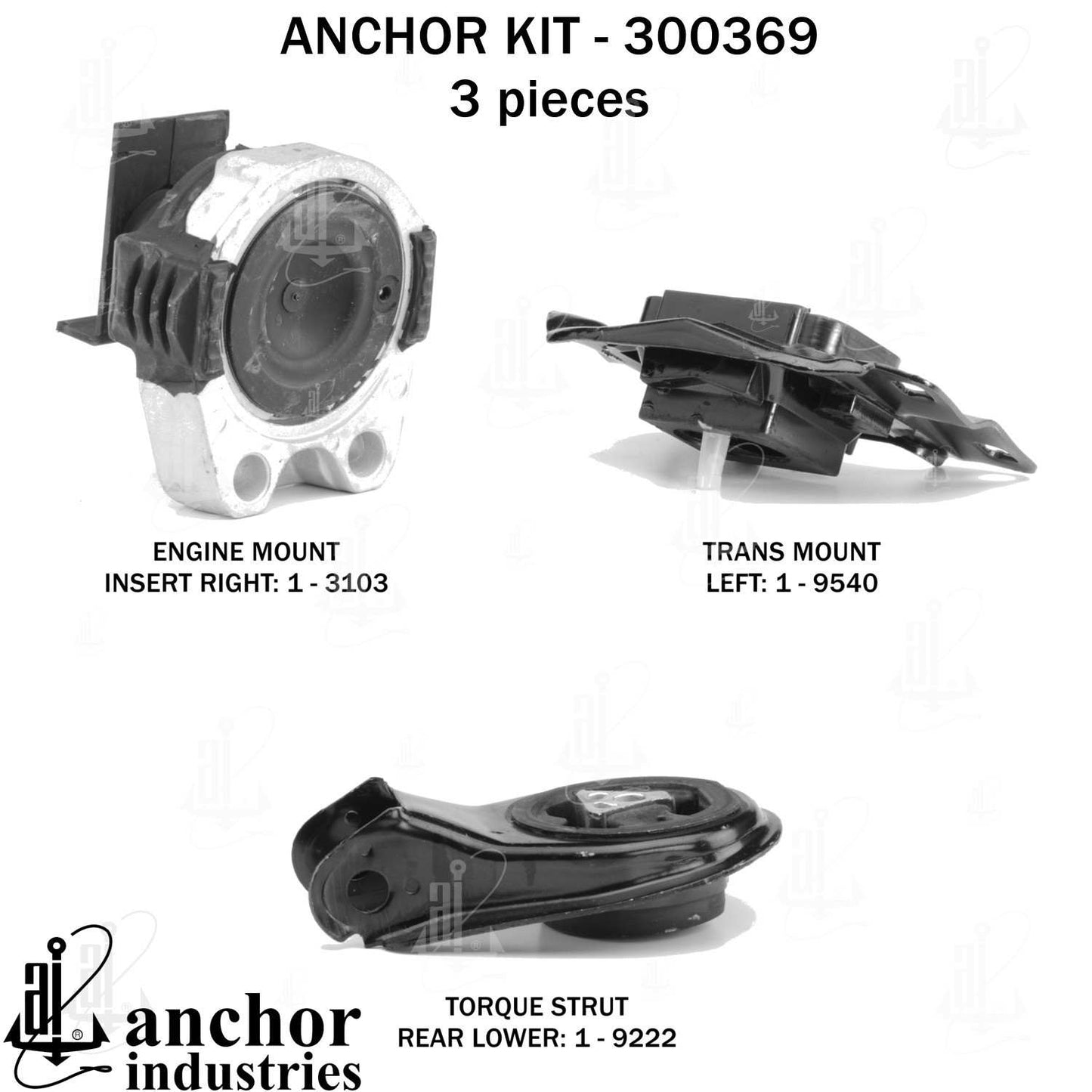 Anchor Engine Mount Kit 300369
