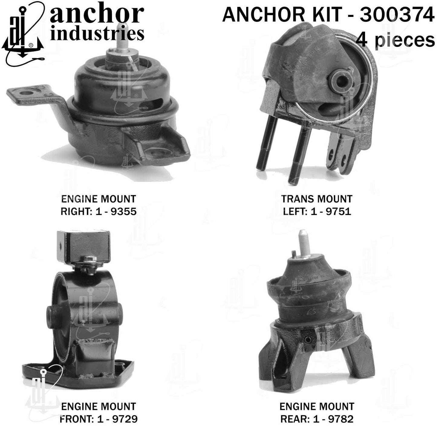 Anchor Engine Mount Kit 300374