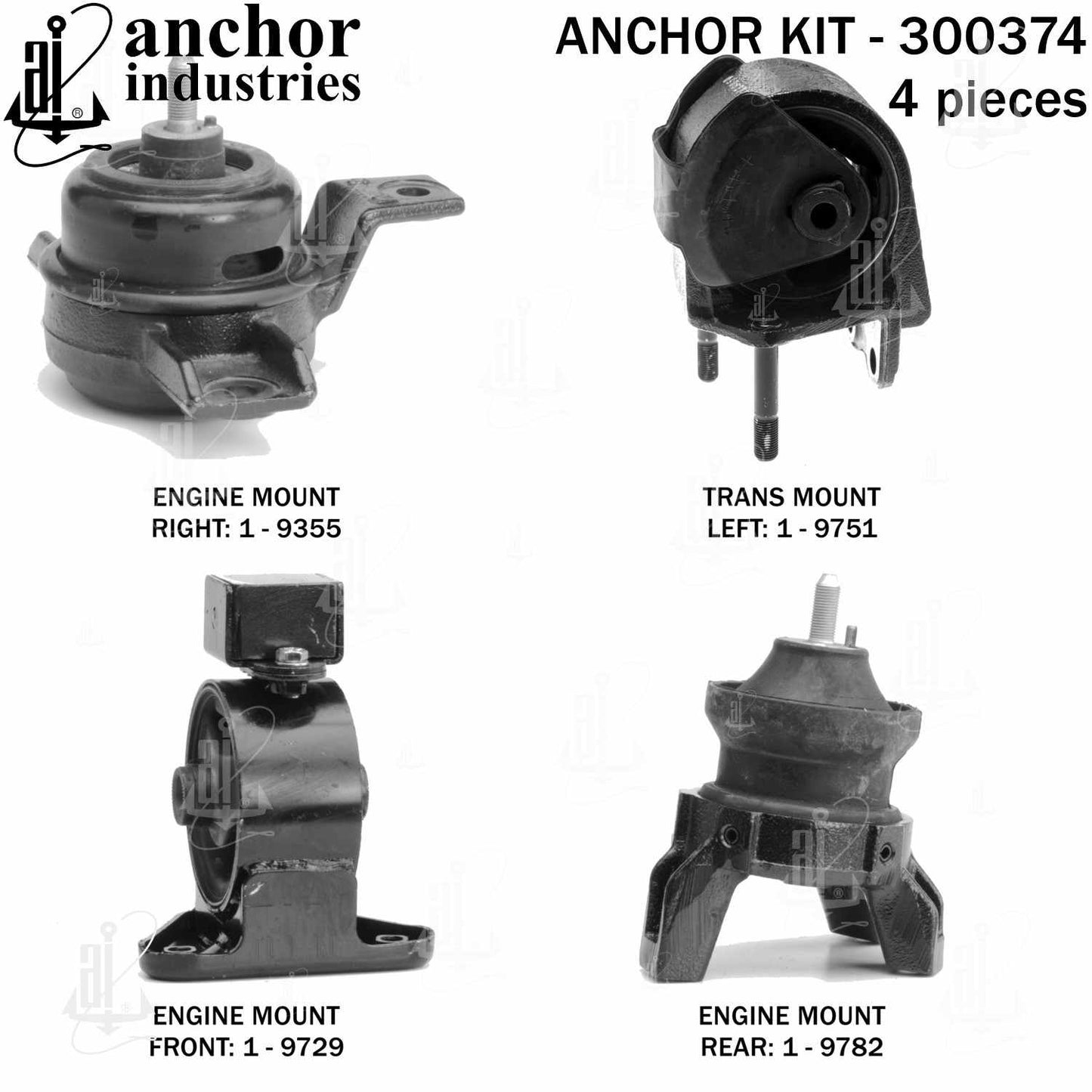 Anchor Engine Mount Kit 300374