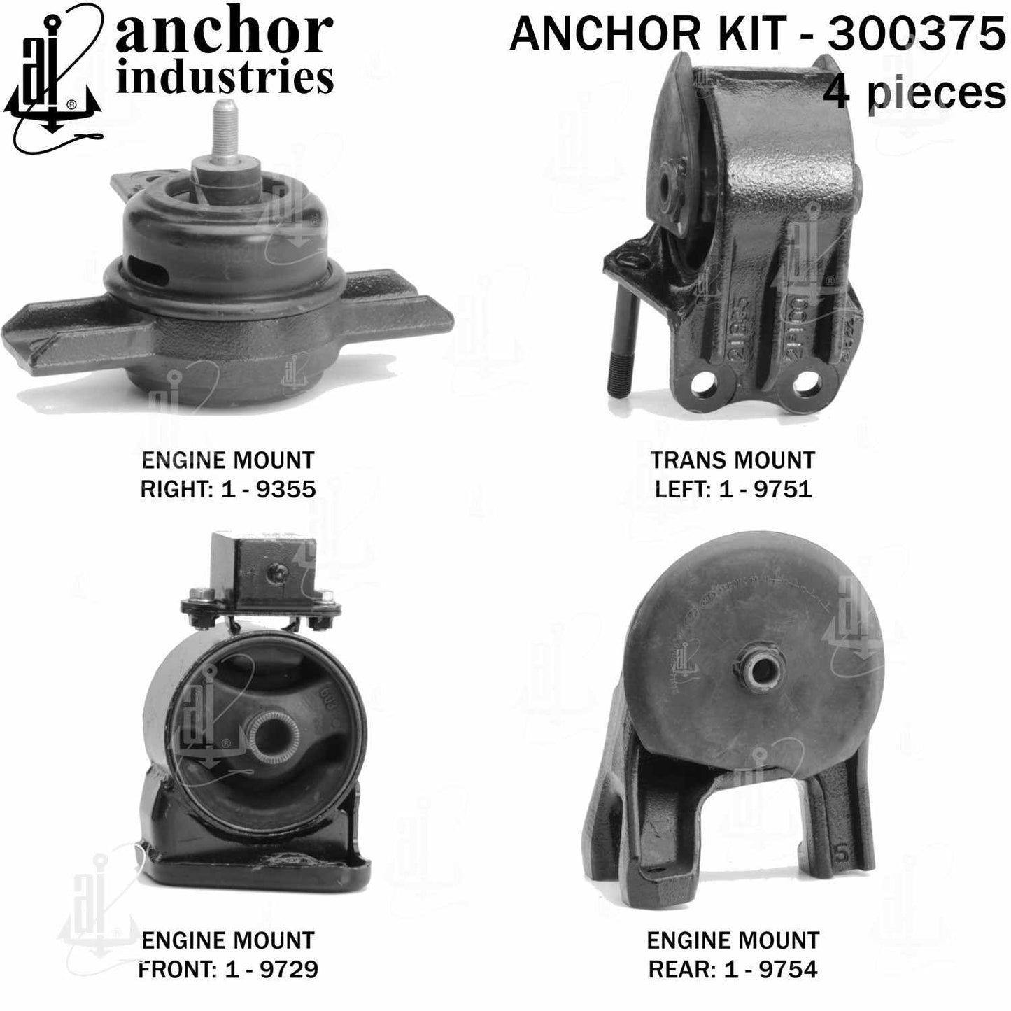 Anchor Engine Mount Kit 300375