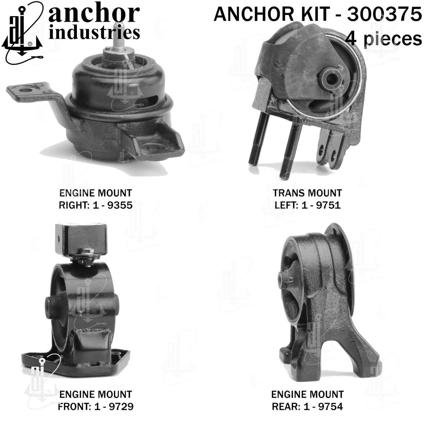 Anchor Engine Mount Kit 300375