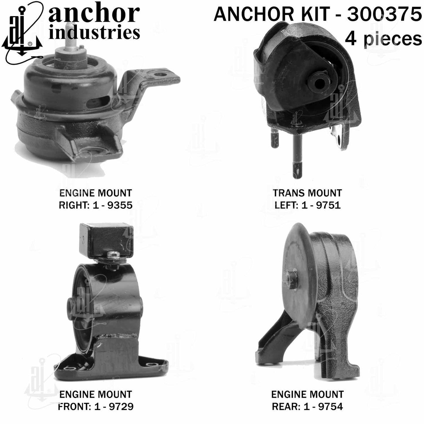Anchor Engine Mount Kit 300375