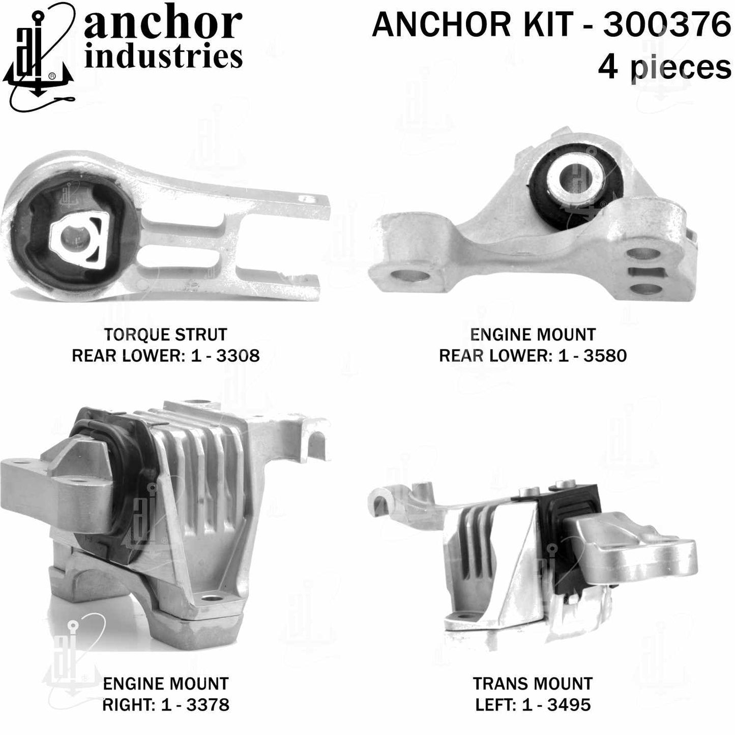 Anchor Engine Mount Kit 300376