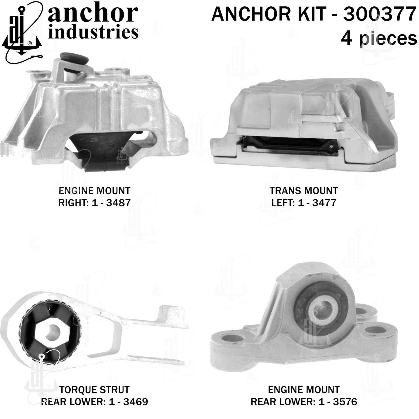 Anchor Engine Mount Kit 300377