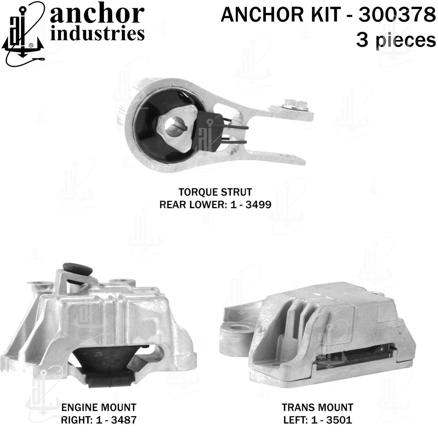 Anchor Engine Mount Kit 300378