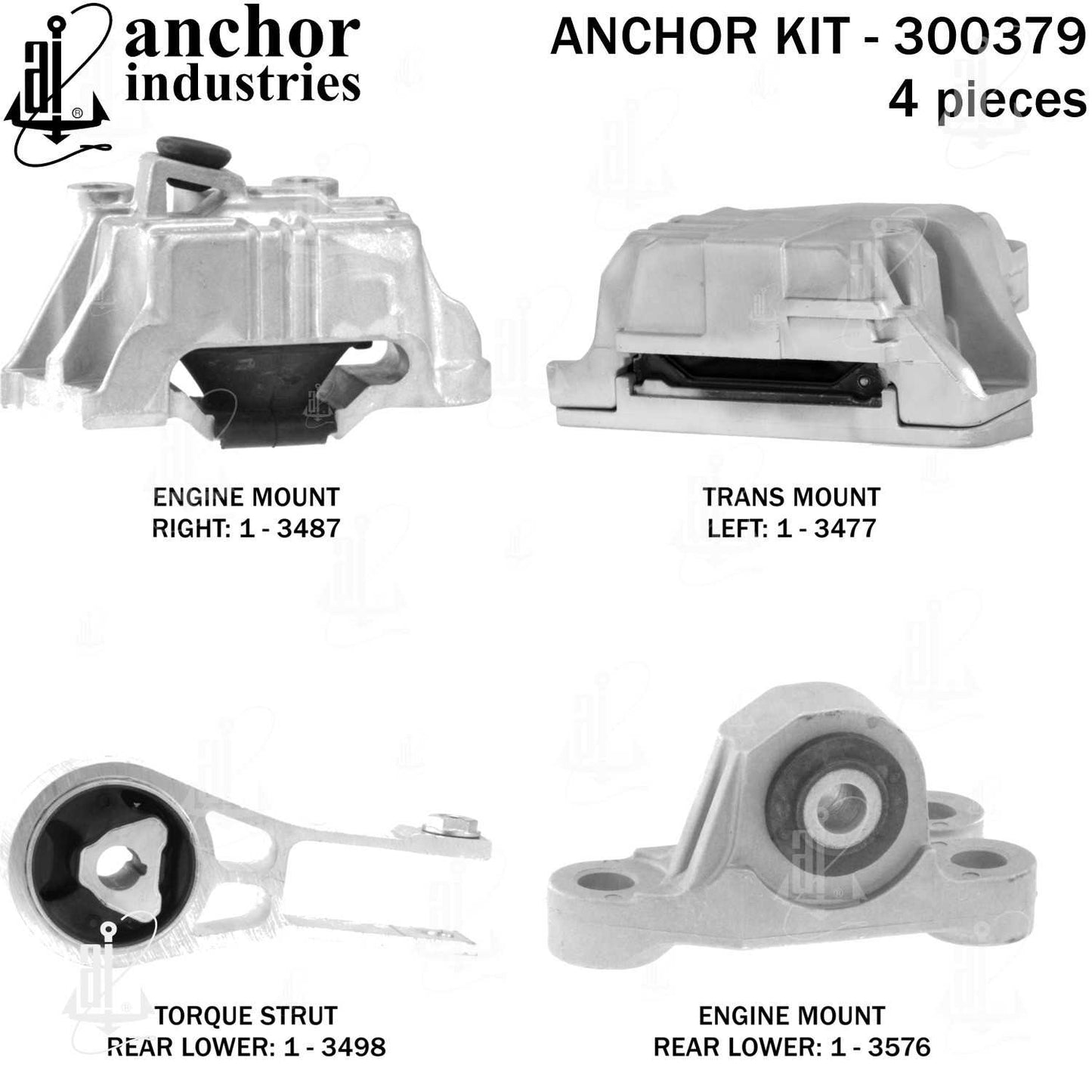 Anchor Engine Mount Kit 300379
