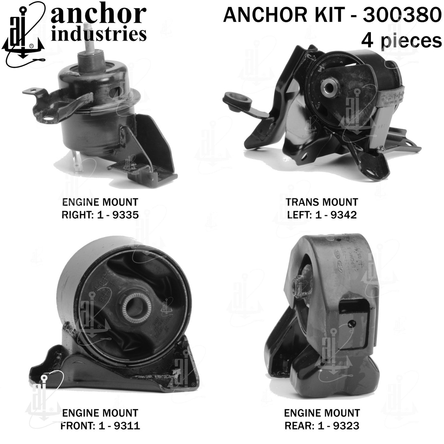 Anchor Mounts Engine Mount Kit 300380 image 3