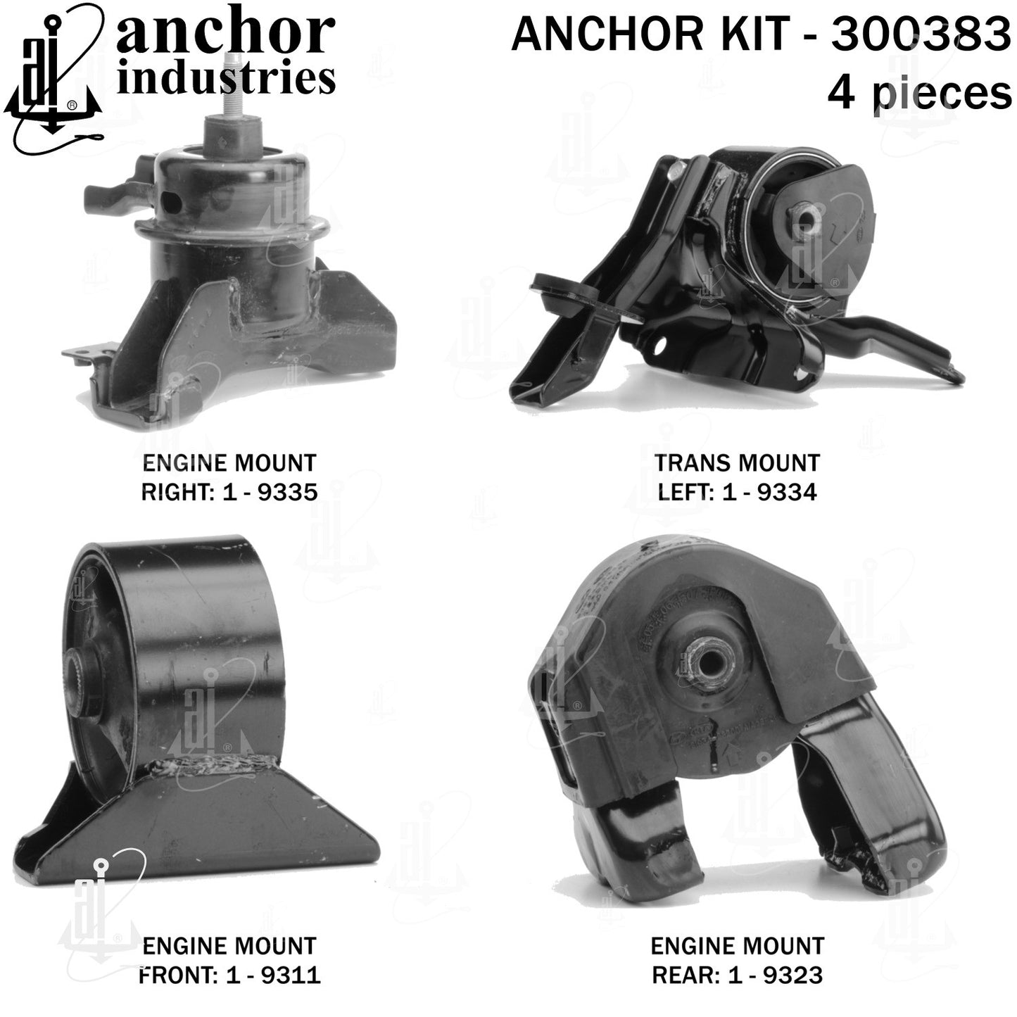 Anchor Mounts Engine Mount Kit 300383 image 5