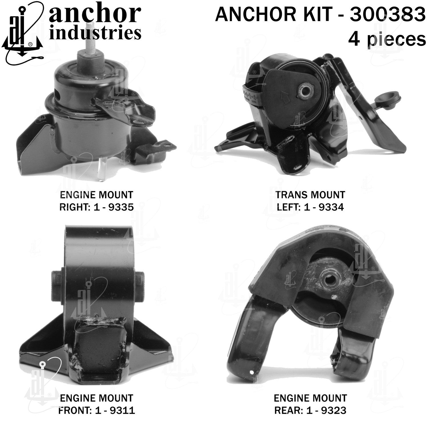 Anchor Mounts Engine Mount Kit 300383 main image