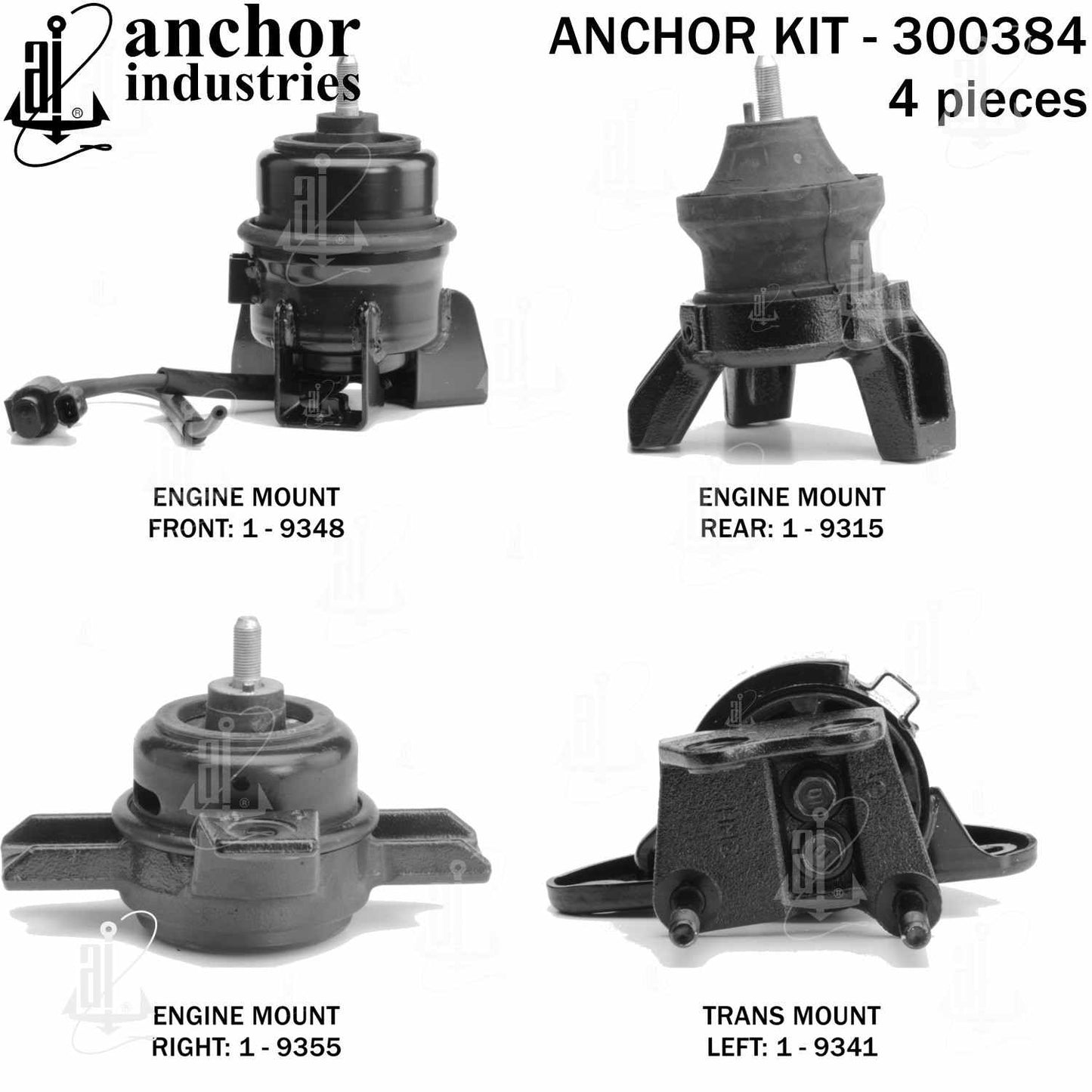 Anchor Engine Mount Kit 300384