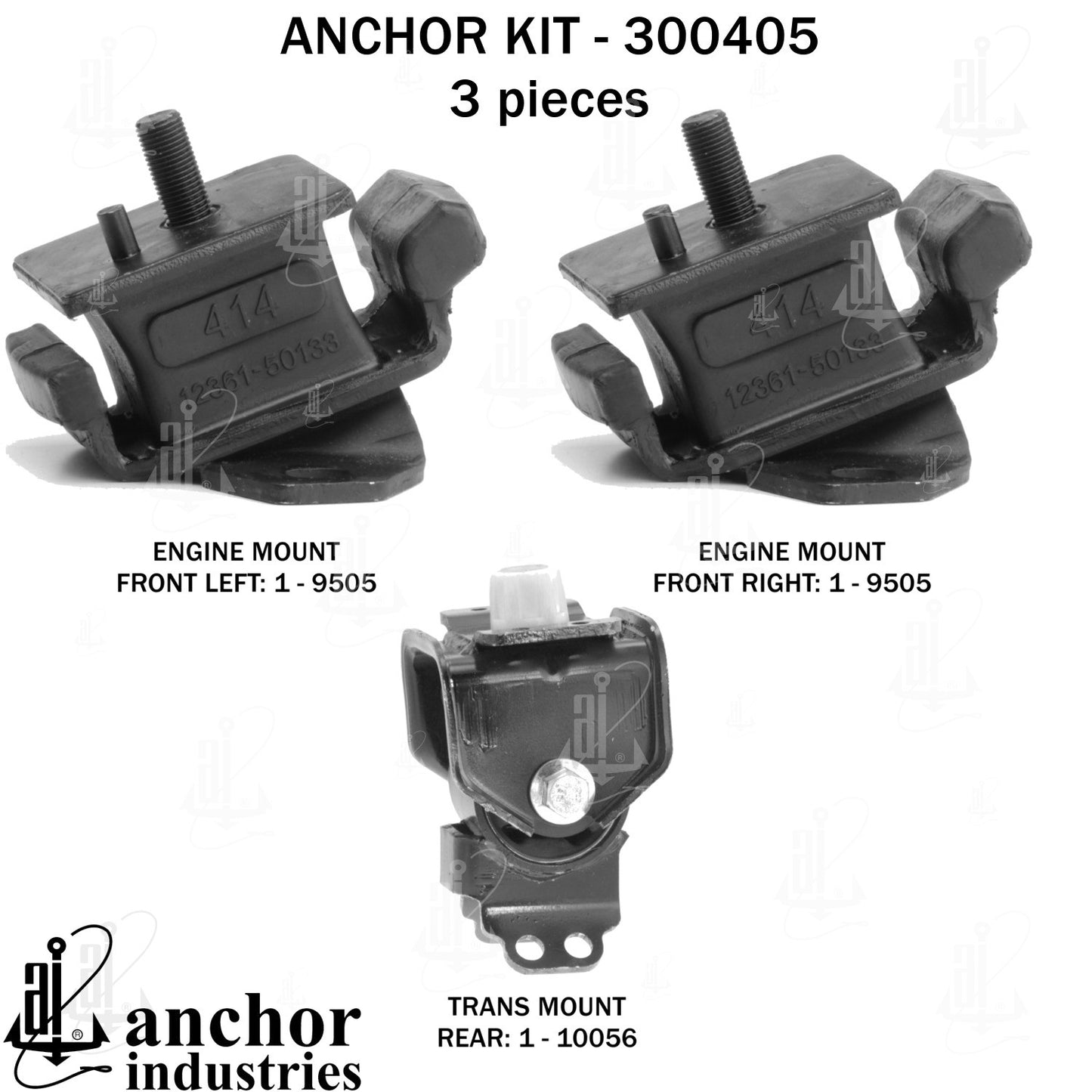 Anchor Mounts Engine Mount Kit 300405 image 3