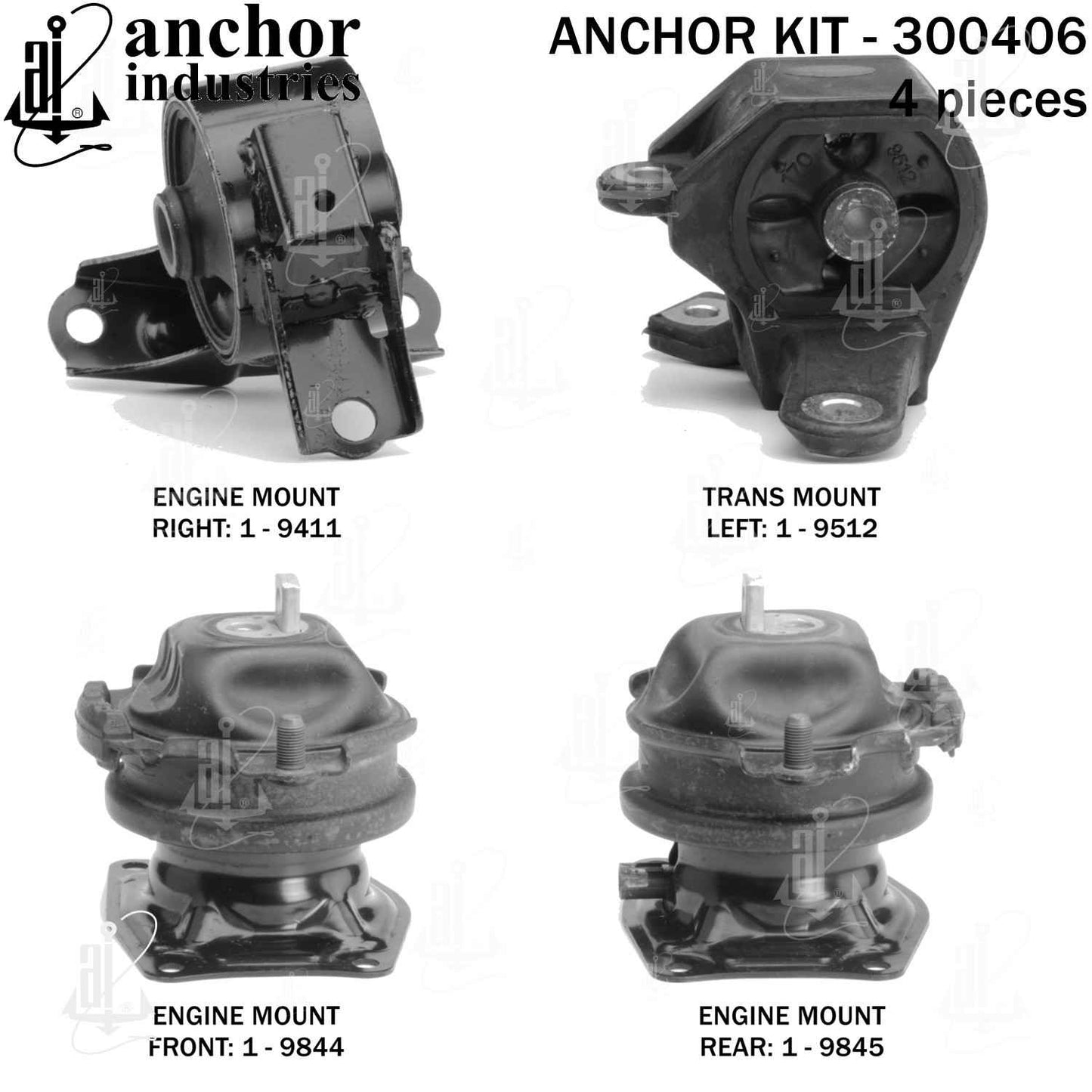 Anchor Engine Mount Kit 300406