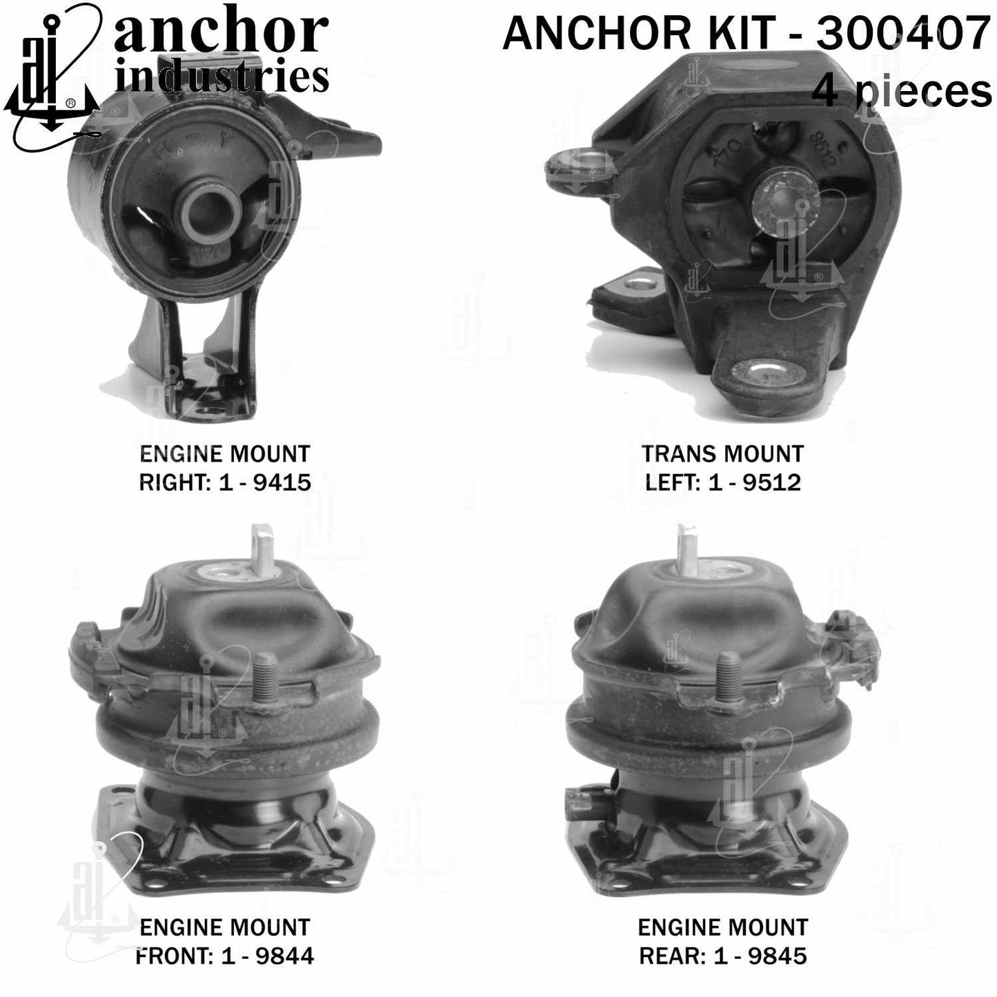 Anchor Engine Mount Kit 300407